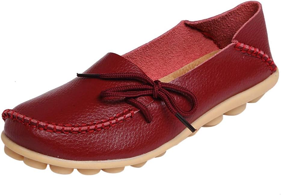Loafers for Women Casual Slip on Dress Loafers Womens Comfortable Leather Driving Shoes Outdoor Walking Flats Shoes