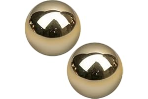 2Pcs Baoding Balls 1.5 Inch, Brass Hand Exercise Balls for Stress Relief & Feng Shui