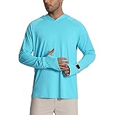 Hotfiary Mens Sun Protection Shirts UPF 50+ Long Sleeve Hoodie for Men UV Hooded Rash Guard Swim Shirts Running Hiking