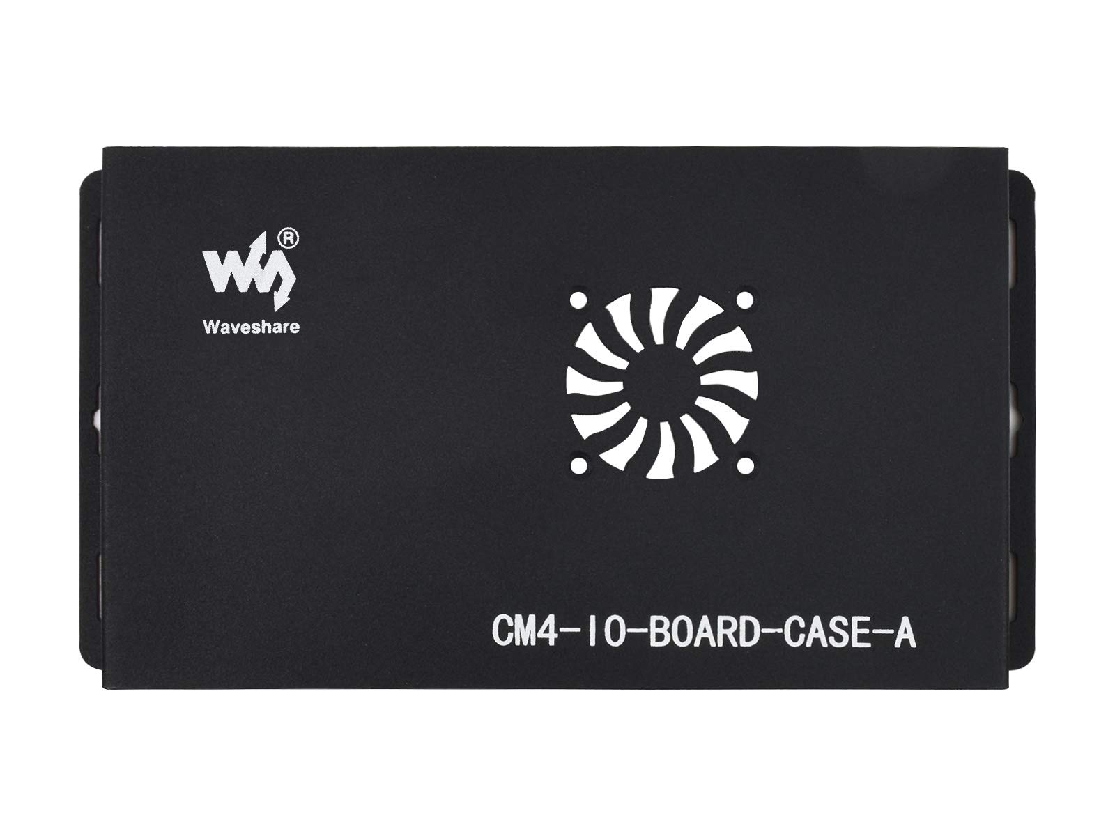 Waveshare Robust and Dust-Proof Metal Box (A) for Official Raspberry Pi Compute Module 4 IO Board with Cooling Fan Support Wall Mount