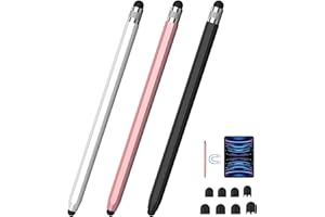 GRANARBOL Stylus Pens for Touch Screens, 2-in-1 Magnetic Stylus Pen High Precision & Sensitivity Capacitive Stylus for iPad iPhone Samsung Galaxy Kindle Tablets All Universal Touchscreen Devices-(3Pack)