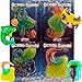 Blue Sea Creatures Ocean Gummi Candy 4-piece Packs - 18 Packs Box