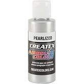Createx Airbrush Paint, Pearl Silver, 2 oz