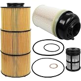 PF9908 Fuel Filter LF17800 Oil/Lube Filter Compatible with 2020+ DD13 DD15 DD16 Detroit Diesel Engine Replace P582506 A4711800009 A4711800209 A4721842325 A4721842425
