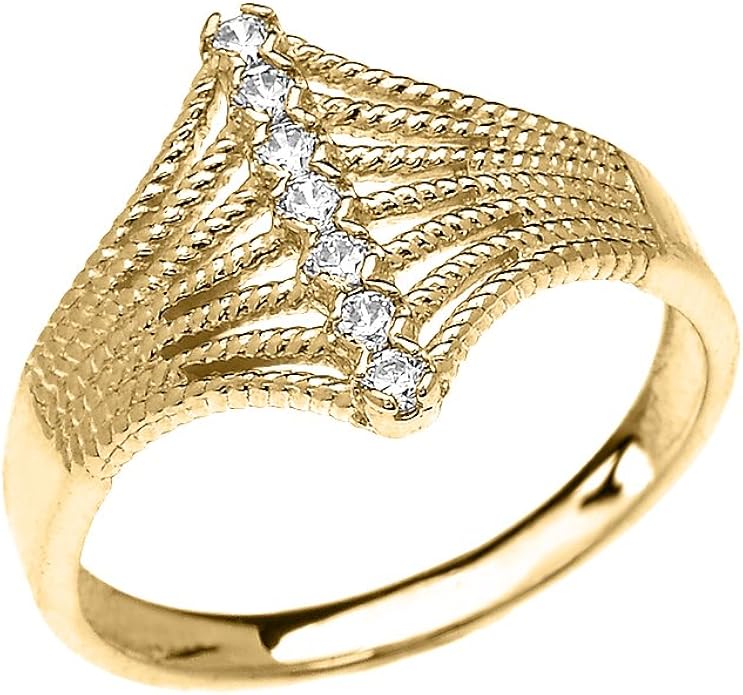 9 ct Gold Ring Amazon.co.uk Jewellery