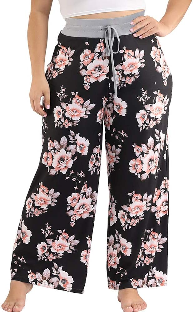 Allegrace Plus Size Pajama Pants for 