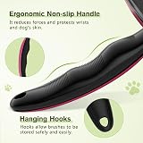 Pecute Self-Cleaning Slicker Brush for Dogs & Cats Pink view 6