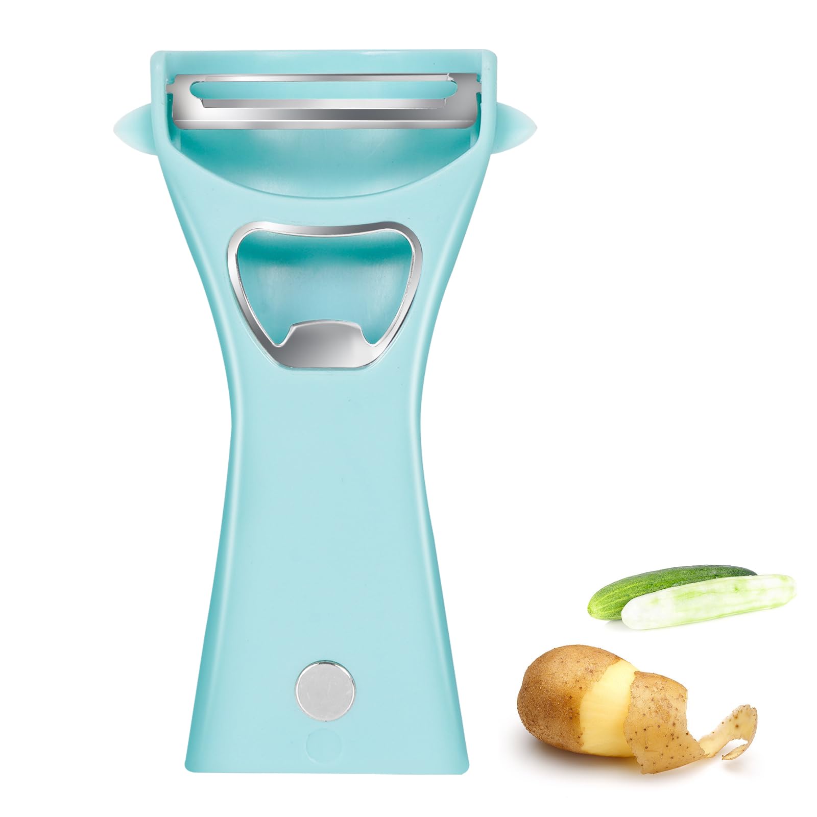 5 in 1 Potato Peeler, Y-Shaped Stainless Steel Rotary Vegetable Peeler for Kitchen Fruits Orange Carrots Eggplant, Mango Cucumber Etc