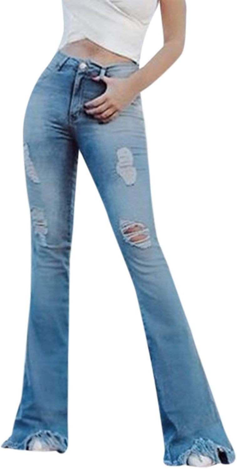 high waisted bell bottom pants