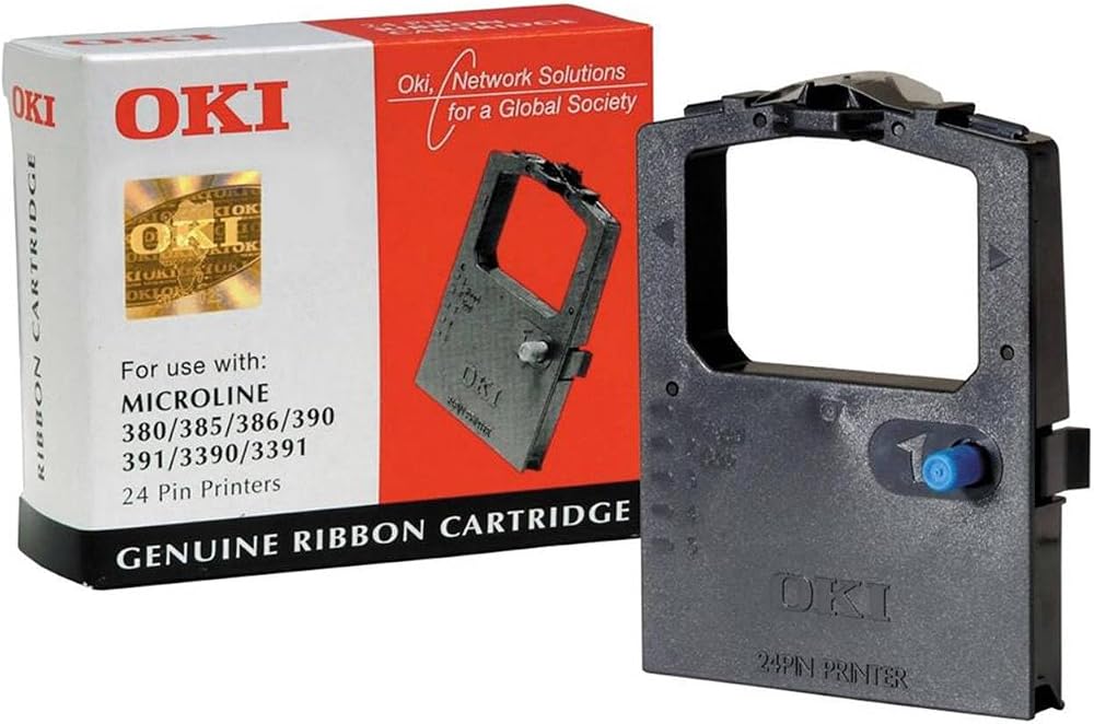 OKI Ribbon 1x Black 09002309 for Microline 380 390
