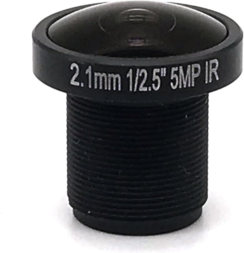 Lapetus 1/2.5" 3.0MP 2.1mm Wide Angle Lens for Security CCTV Camera F2.0 150 Degrees Fish Eyes Lens