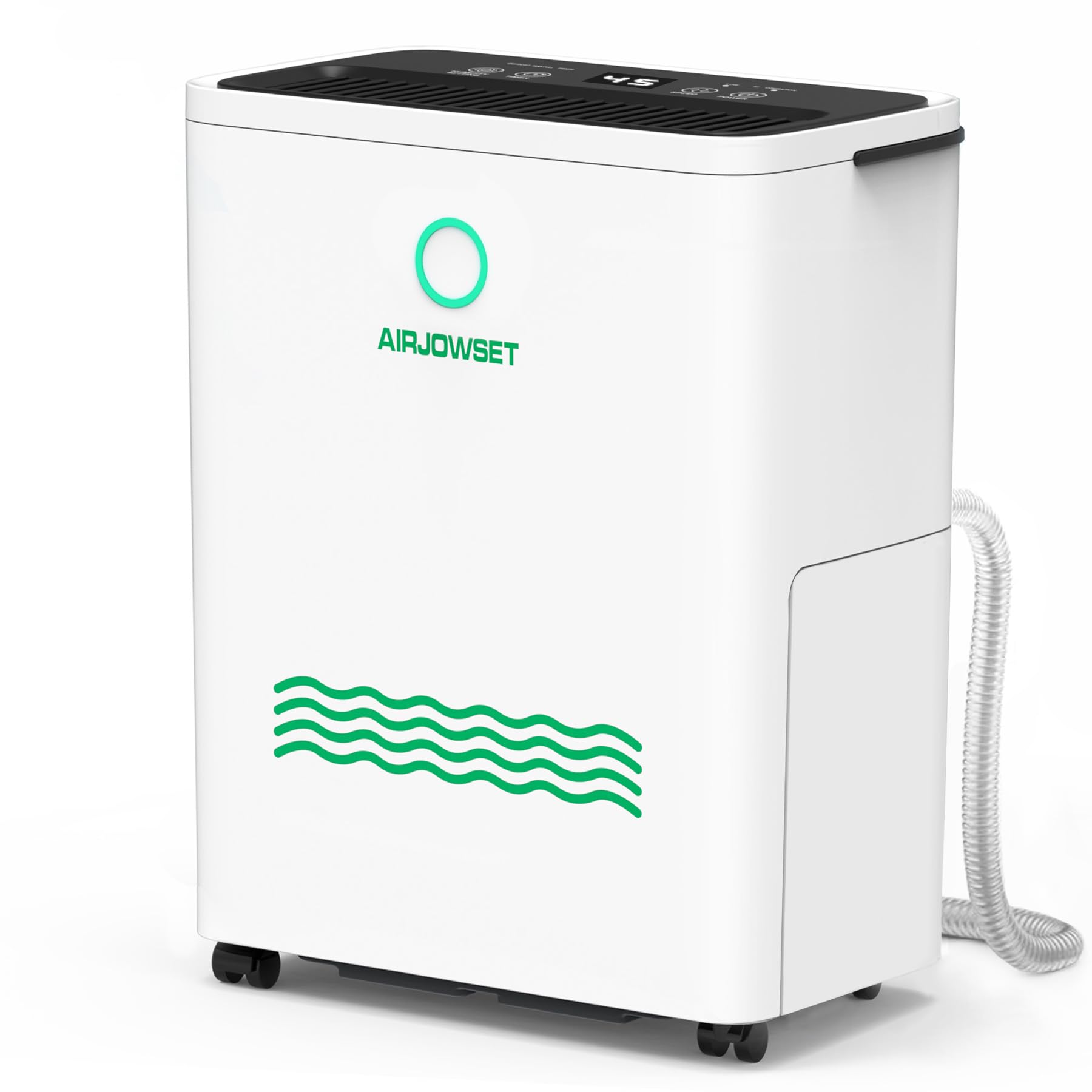 Photo 1 of Dehumidifier for Home 2500 Sq.Ft, AIRJOWSET 30 Pints Dehumidifiers 0.6 Gallon Water Tank with Drain Hose and 24H Timer Adjustable Humidity, Dehumidifier for Basement Bedroom Bathroom