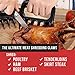 Solid Meat Shredder Claws - New Design So Meat Doesn't Get Stuck In The Back Of Fork - Award Winning Claws For Shredding Pulled Pork, Lifting Hot Food, Carving Meat - Ideal Father's Day Gift