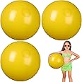 kymqlyw 4 Pcs 12 Inch Solid Red Beach Balls Inflatable Beach Balls Bulk Large Blow up Pool Game Toys for Summer Beach