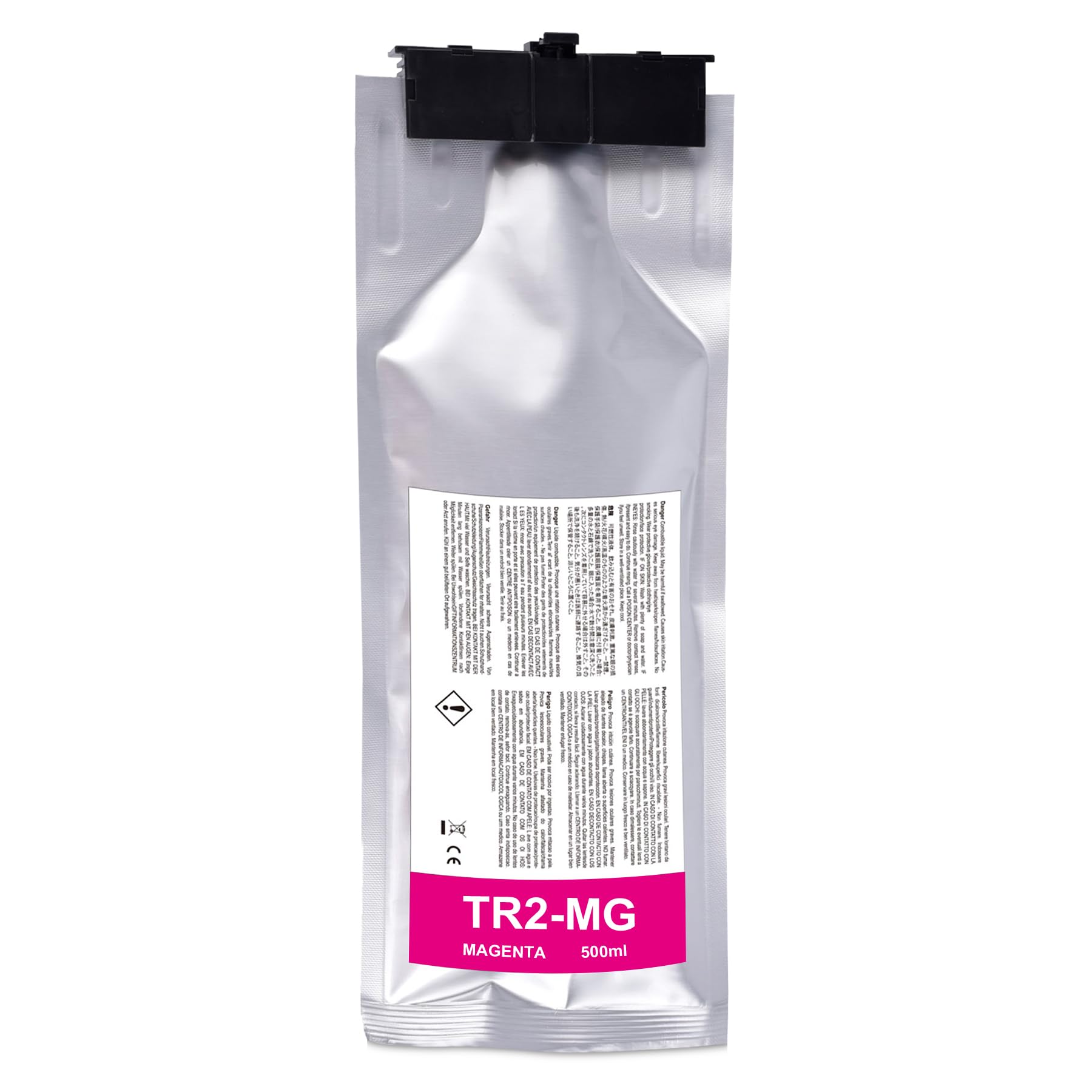 Photo 1 of **FACTORY SEALED** TR2 Ink Cartridge Replacement for Roland TrueVIS TR2 Printers Ink Compatible TR2-MG for TrueVIS SG-540 SG2-540 SG2-640 SG3-540 VG-540 VG-640 VG2-540 VG2-640 VG3-540 VG3-640 Printers (1 Magenta, 500ML)