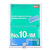 20 Boxes (20,000-Staples) Authentic Max Staples