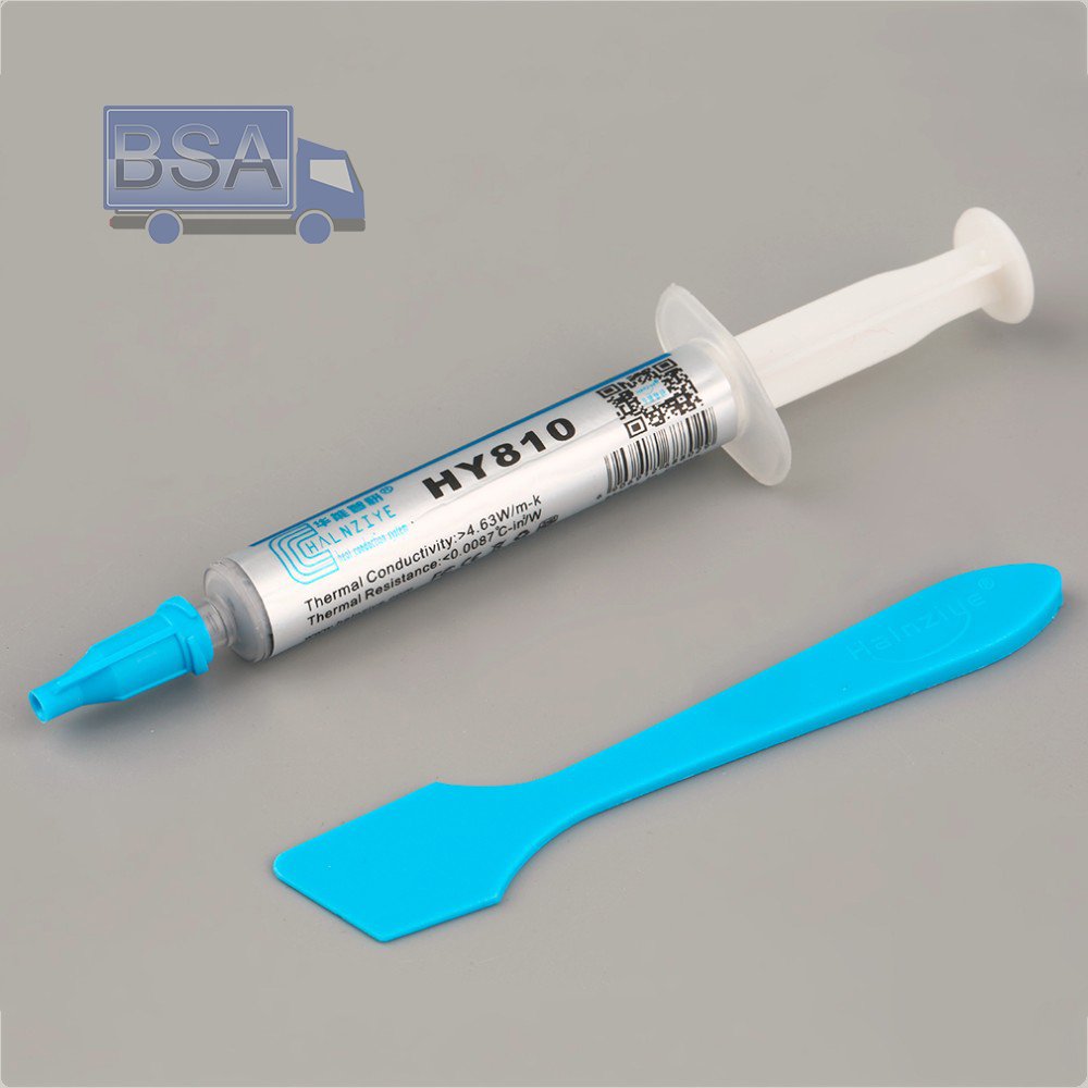Halnziye HY810 (2g) Tube with Spreader Nano Thermal Grease Paste (4.63 W/m-k)