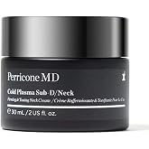 Perricone MD Cold Plasma Sub-D Neck &amp; D&eacute;colletage Cream, 2 oz | Neck Firming &amp; Tightening Cream with DMAE | Reduces Sagging, Crepey Skin &amp; Wrinkles | Jawline Contouring