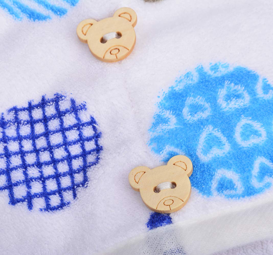 HOPESHINE Microfiber Hair Towel Wrap Small Size for Little Girl 3-Pack Super Absorbent Magic Instant Hair Drying Towels (StampR 3-Pack): Home & Kitchen