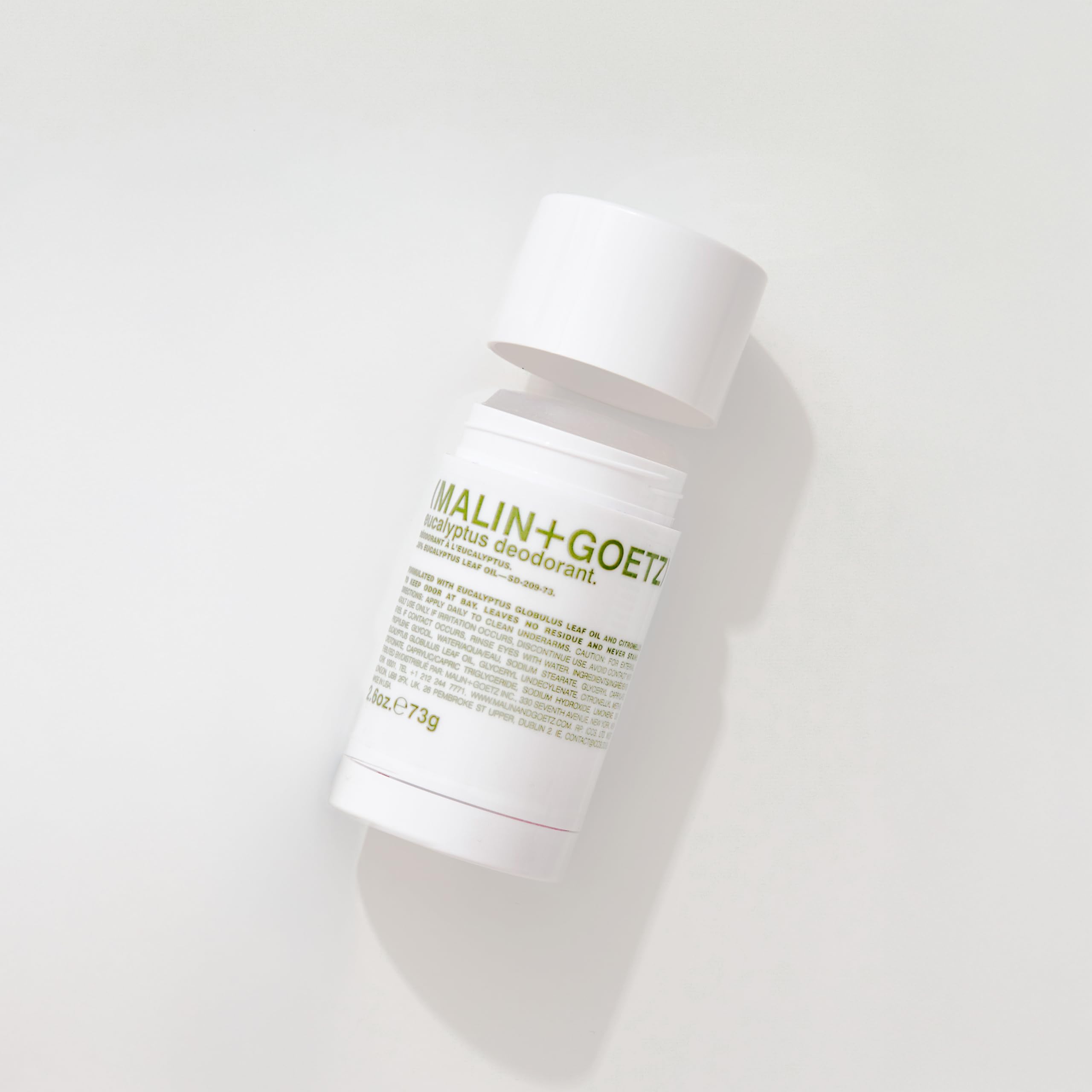 Malin + Goetz Deodorant - Men & Women's Stick Deodorant, Scented Deodorant for All Skin Types, Natural Fragrance & Color, Aluminum Free Natural Deodorant