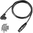 NEEWER 6ft/1.8m D-Tap Male to 4 Pin XLR Female Power Cable PL60C Continuous LED Video Light, NC011
