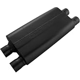 Flowmaster 42582 80 Series Muffler - 2.50 Dual In and 2.50 Dual Out - Aggressive Sound