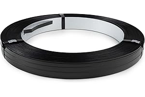 IDL Packaging 3/4" x .020" x 1860' Regular-Duty Steel Strapping Coil (1770 lbs Break Strength) - Painted and Waxed - Superior Cut-Resistance - Metal Straps for Pallet Banding, Extra-Heavyweight Loads