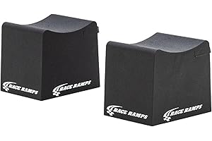 Race Ramps 2-Pack RR-WC-12 Car Wheel Cribs, Lightweight & Non-Scratch for Maintenance & Display, 12" - Portable Automotive Platform Riser for Oil Changes and Garage Use