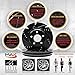 Max KT004383 [ELITE SERIES] Front + Rear Performance Slotted & Cross Drilled Rotors and Ceramic Pads Combo Brake Kit