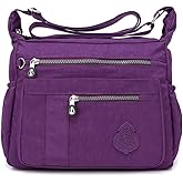 MINTEGRA Crossbody Bag for Women Nylon Waterproof Shoulder Purse Messenger Bag Lightweight Pocketbooks
