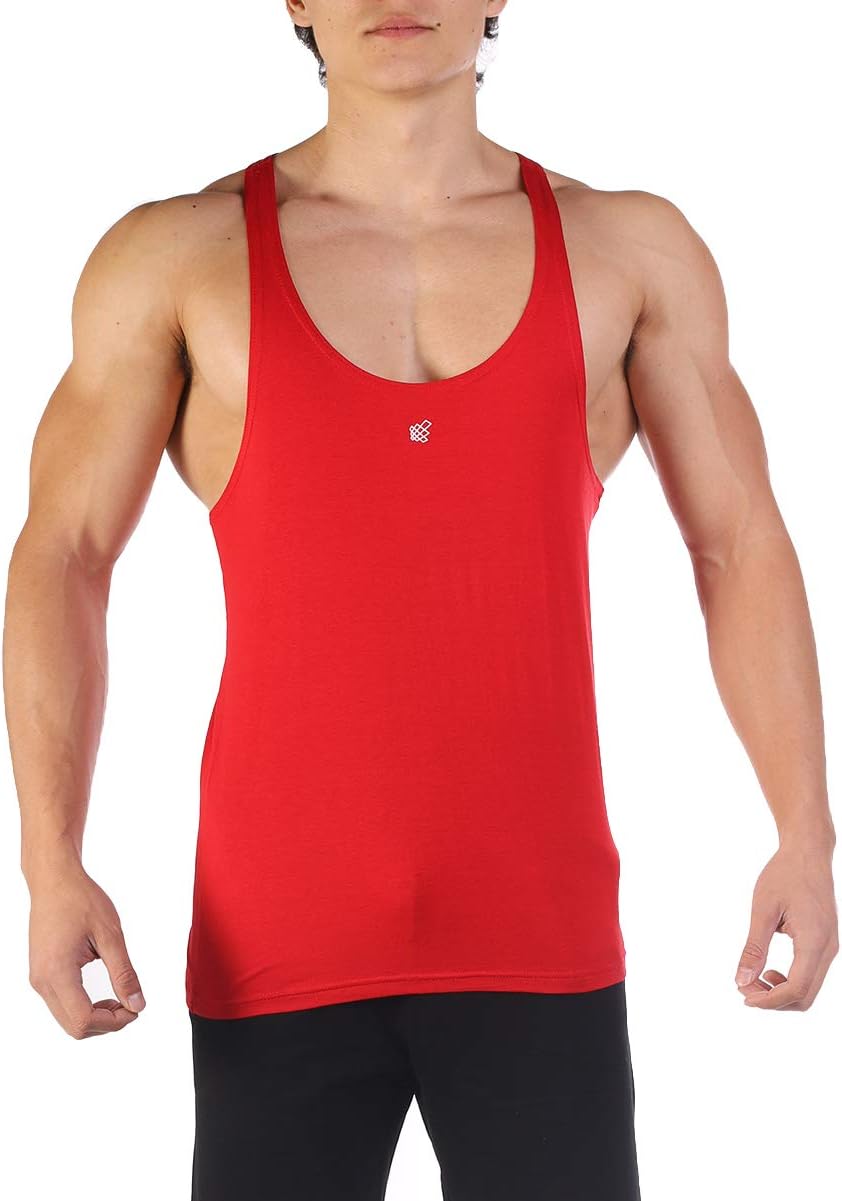 Jed North Bodybuilding Stringer Gym Tank Top Singlet Racerback
