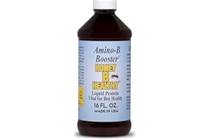 HONEY B HEALTHY Amino-B Booster 16 oz. Bottle, Liquid Protein Vital for Bee Health