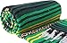 El Paso Designs Hippie Blanket Classic Mexican Style Falsa Stripe Pattern in Vivid Peyote Colors. Throw, Bed, Tapestry, or Yoga Blanket. Hand Woven Acrylic, 57