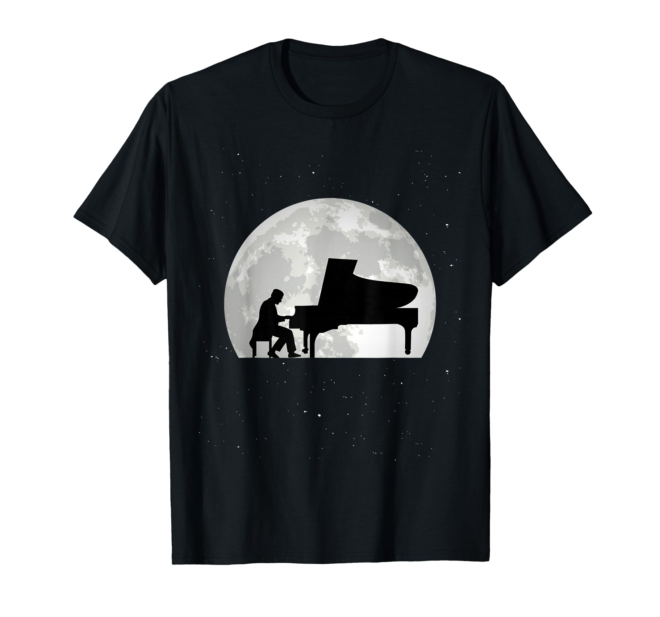 Piano Moon Pianist Keyboard Piano player T-Shirt