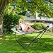 Sorbus Universal Multi-Use Steel Hammock Stand, Fits Hammocks 9 to 14 Feet Long, 500 Pound Capacity, Perfect for Indoor/Outdoor Patio, Deck, Yard