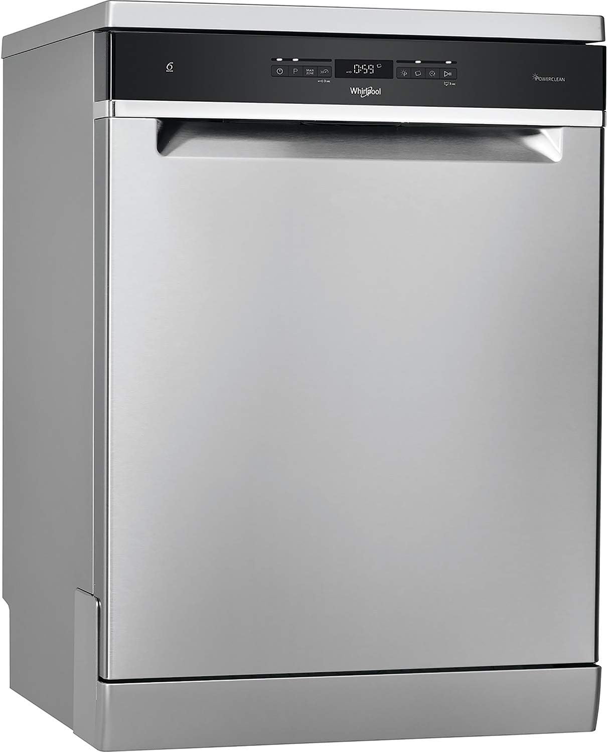 Whirlpool Supreme Clean WFO3O41PLXUK Freestanding Full Size Dishwasher