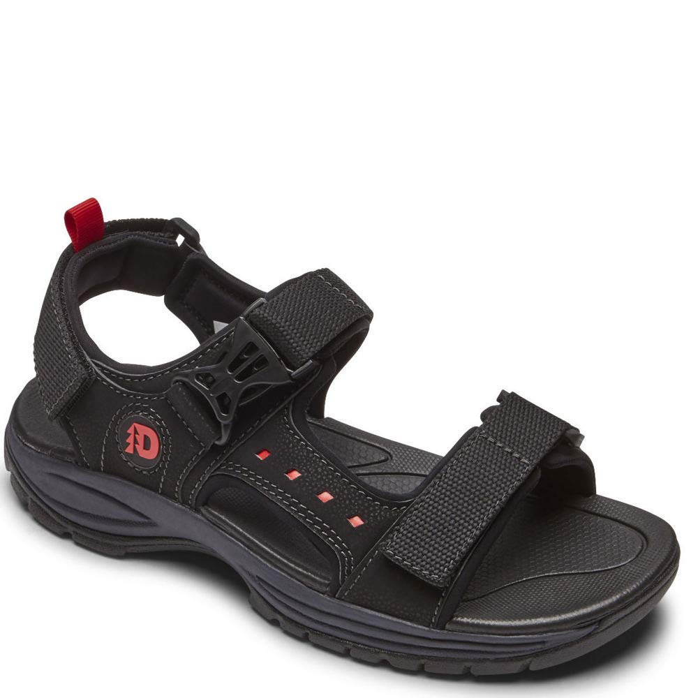 Dunham Men’s Nolan WF Sandal, Black, 10