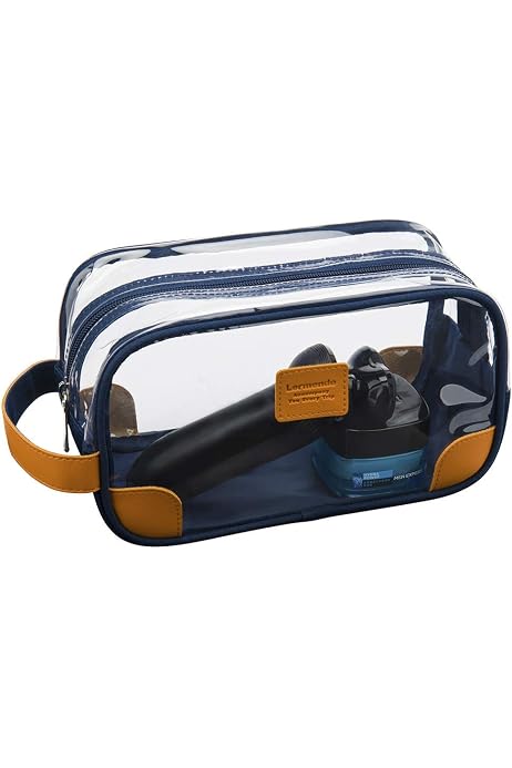 Amazon.com: Lermende - Neceser de aseo transparente para hombre,  PU-Marrón), MDPUCST-BRO : Ropa, Zapatos y Joyería