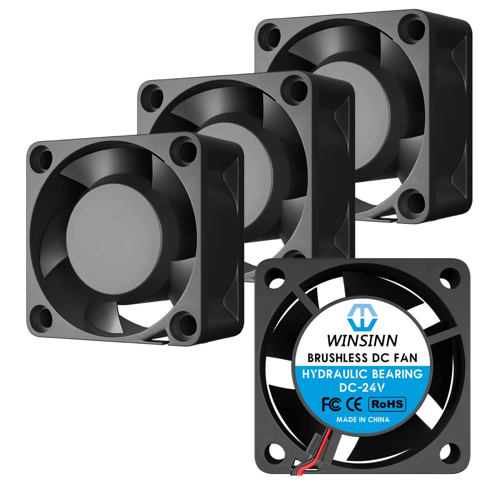 WINSINN 40mm Fan 24V Brushless 4020 40x20mm for Cooling Creality Ender 3 / Pro - High Speed (Pack of 4Pcs) — image 1