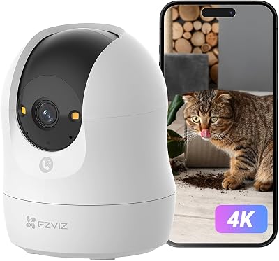 EZVIZ C6N G1 4K WiFi Indoor Camera 360° Colour Night Vision 512GB