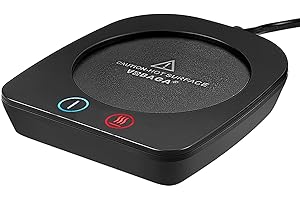 VOBAGA Mug Warmer& Coffee Mug Warmer for Office Desk Use, Candle Warmer with Three Temperature Settings, Coffee Warmer Plate for Cocoa Tea Water Milk with Auto Shut Off After 4 Hours, for Ideal Gifts