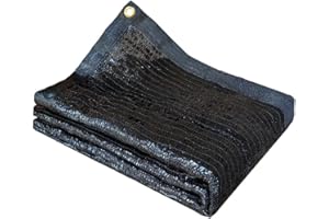 Lanmont 45% Shade Cloth 6.5x10Ft,Garden Mesh Tarp for Plant Vegetable,Sun Shade Cover for Greenhouse(Black)