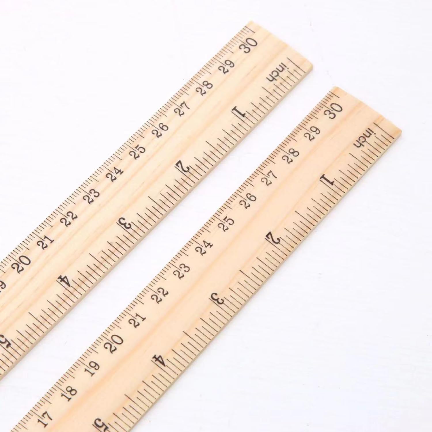 6 Inch Wooden Ruler Mua 3 Pack Wooden Ruler 12 inch 8 inch and 6 inch Wooden Ruler Kit with ...