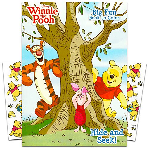 Winnie the Pooh Coloring Book with Stickers ~ 96-page Coloring Book with Winnie the Pooh Stickers Pa - //coolthings.us