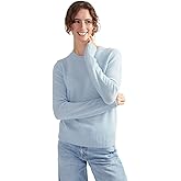 Style Republic Women's 100% Pure Cashmere Long Sleeve Crew Neck Sweater - Soft, Warm, and Stylish Winter Knit Pullover