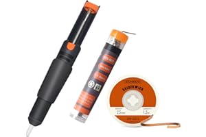 TOWOT Solder Wick & Solder Wire & Solder Sucker Used to Remove the Solder and Disassemble Electrical Components