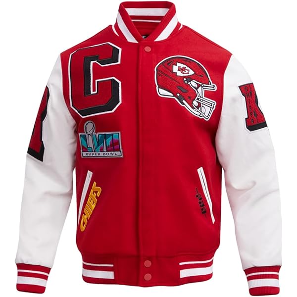 Pro Standard Mens NFL Kansas City Chiefs Retro Classics Varsity