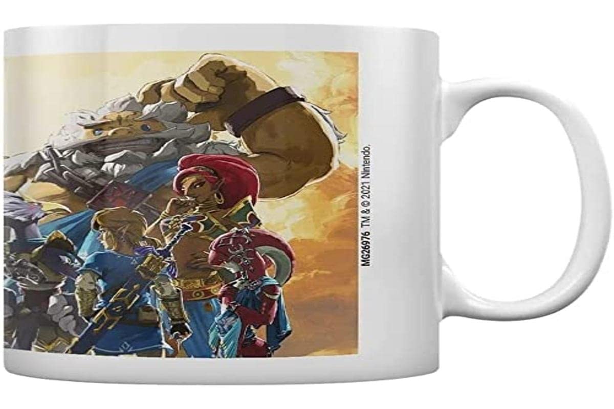 The Legend of Zelda Ceramic Mug, 11oz - Sunset Champions Design, Official Merchandise