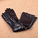 WARMEN ladies Opera Long Genuine Soft Nappa Leather Gloves Black (7.5, Black (Touchscreen Function))