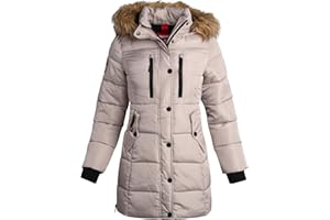 CANADA WEATHER GEAR Girls Winter Coat - Long Length Heavyweight Wind & Water Resistant Insulated Quilted Puffer Parka Coat